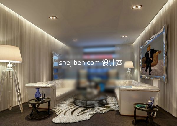 会所3d模型下载