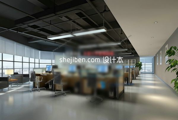 设计办公室3d模型下载