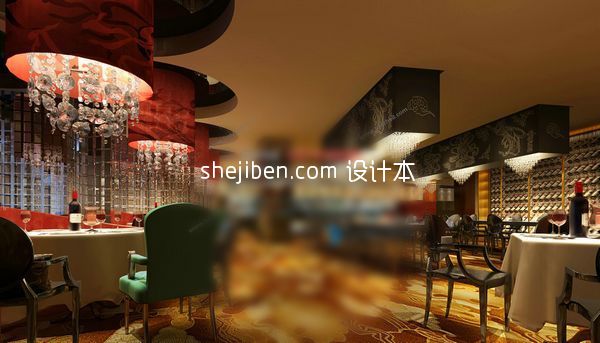 东南亚风格餐饮3d模型下载