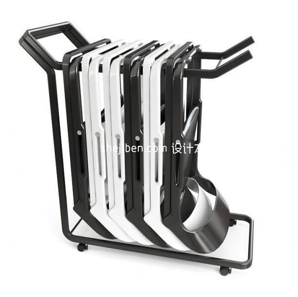 折叠椅3d模型下载
