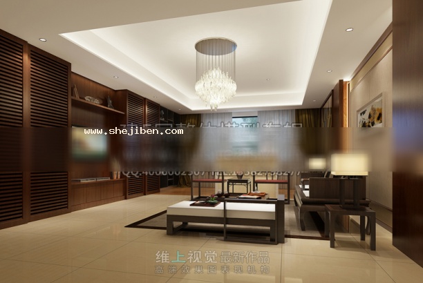 客厅04173d模型下载