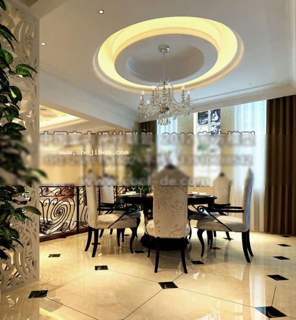 餐厅1323d模型下载