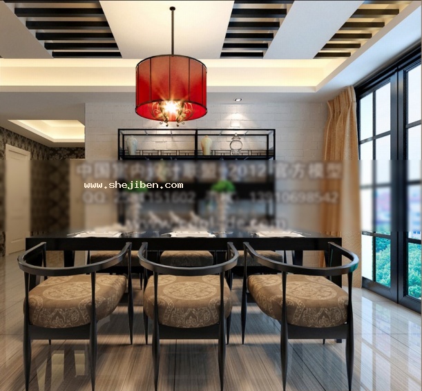 餐厅1223d模型下载