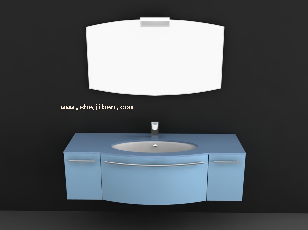 洗手台3d模型下载