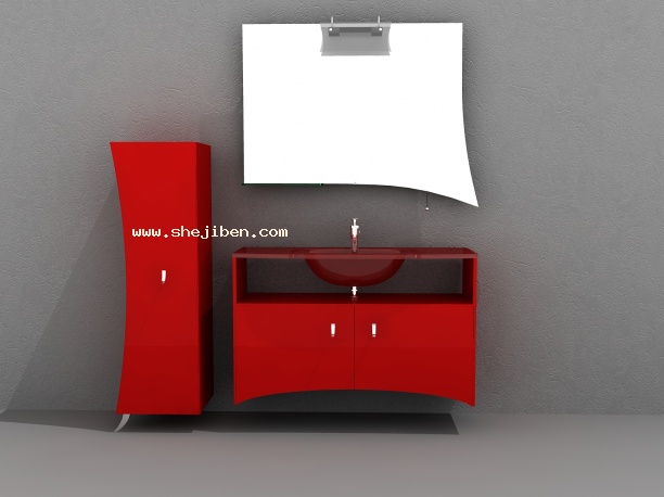 洗面盆3d模型下载
