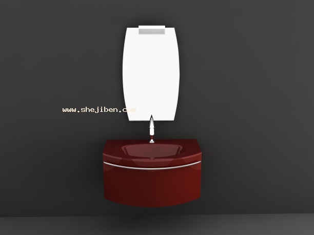 洗手台3d模型下载