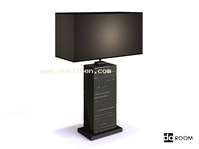 台灯3d模型下载