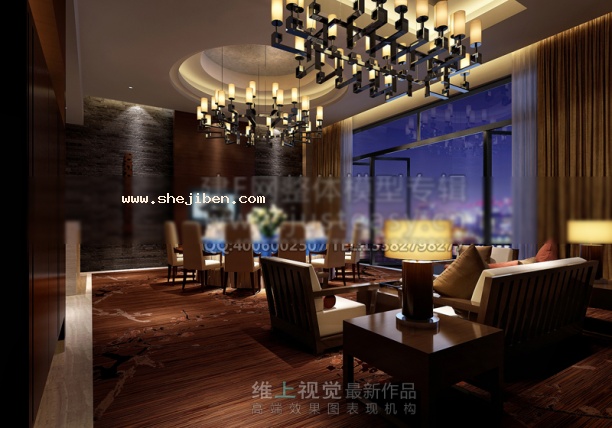 包间3d模型下载