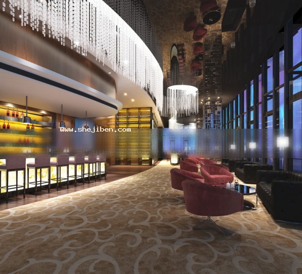 酒吧KTV3d模型下载