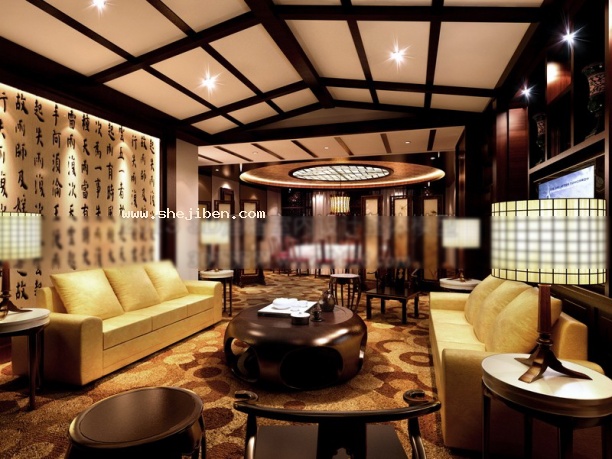 酒店包间3d模型下载