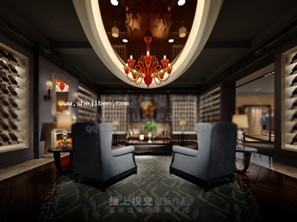 酒店包房3d模型下载