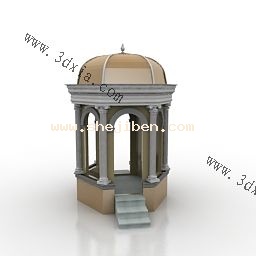 亭子3d模型下载
