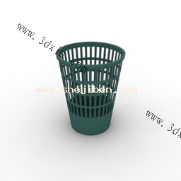 垃圾桶3d模型下载