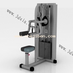 运动器材3d模型下载
