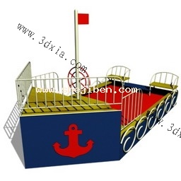 幼儿园-公园设施3d模型下载