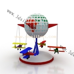 幼儿园-公园设施3d模型下载