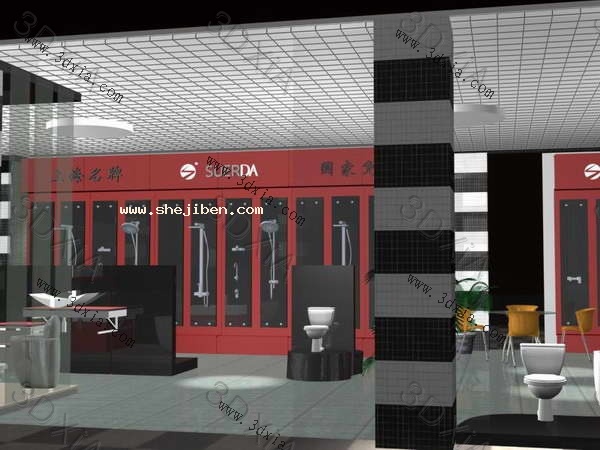 展示厅3d模型下载