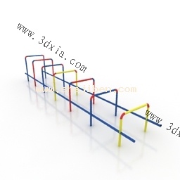幼儿园-公园设施3d模型下载