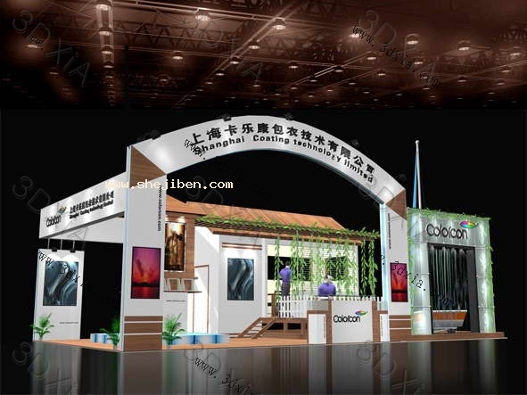 展示厅3d模型下载