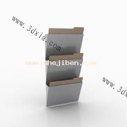 书架3d模型下载
