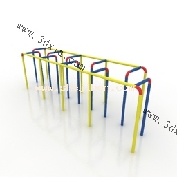 幼儿园-公园设施3d模型下载