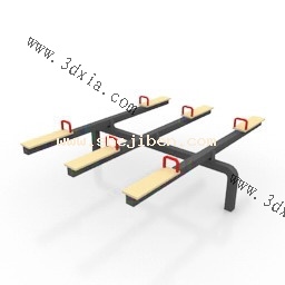 幼儿园-公园设施3d模型下载