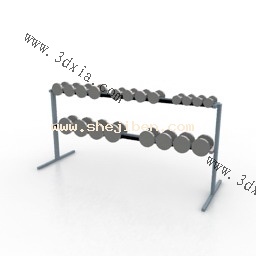 运动器材3d模型下载