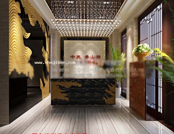 服务台3d模型下载