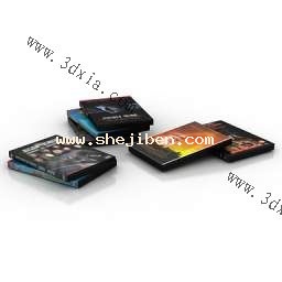 书本3d模型下载