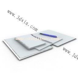 笔记本3d模型下载