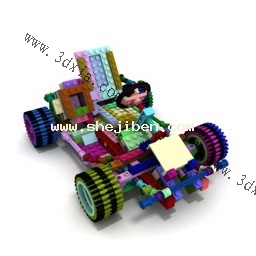 幼儿园-公园设施3d模型下载