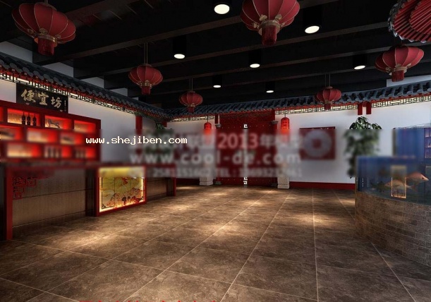 过道3d模型下载