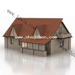 场景木屋3d模型下载