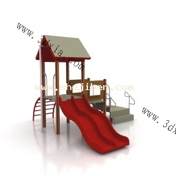 幼儿园-公园设施3d模型下载