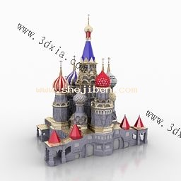 古典建筑3d模型下载