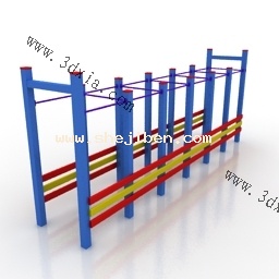 幼儿园-公园设施3d模型下载