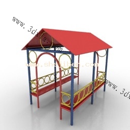 幼儿园-公园设施3d模型下载