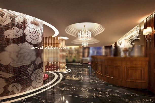 酒店前台3d模型下载