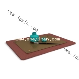 毛笔3d模型下载