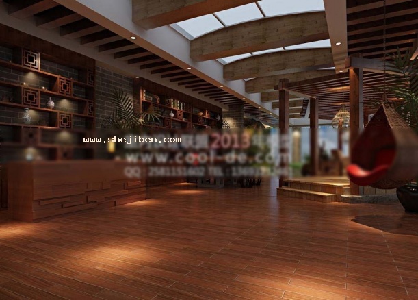 酒店大堂3d模型下载