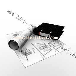 画纸3d模型下载
