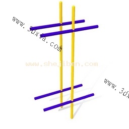 幼儿园-公园设施3d模型下载