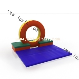 幼儿园-公园设施3d模型下载