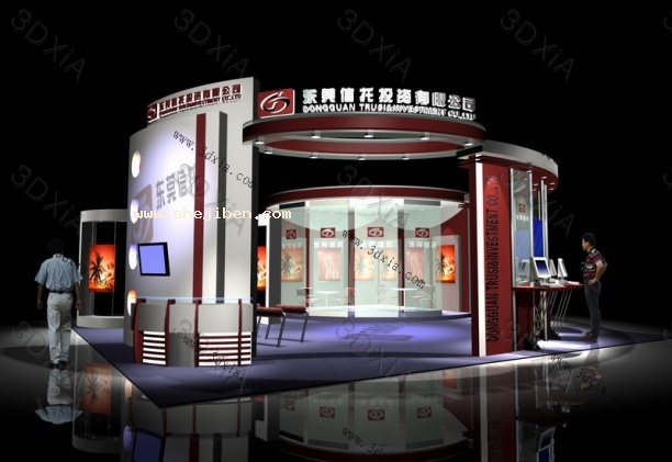 展示厅3d模型下载