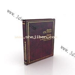 书籍3d模型下载
