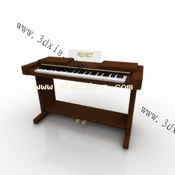 钢琴3d模型下载