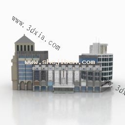 建筑3d模型下载