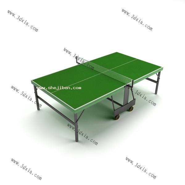 兵乓球桌3d模型下载