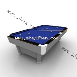 台球桌3d模型下载