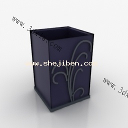 垃圾桶3d模型下载